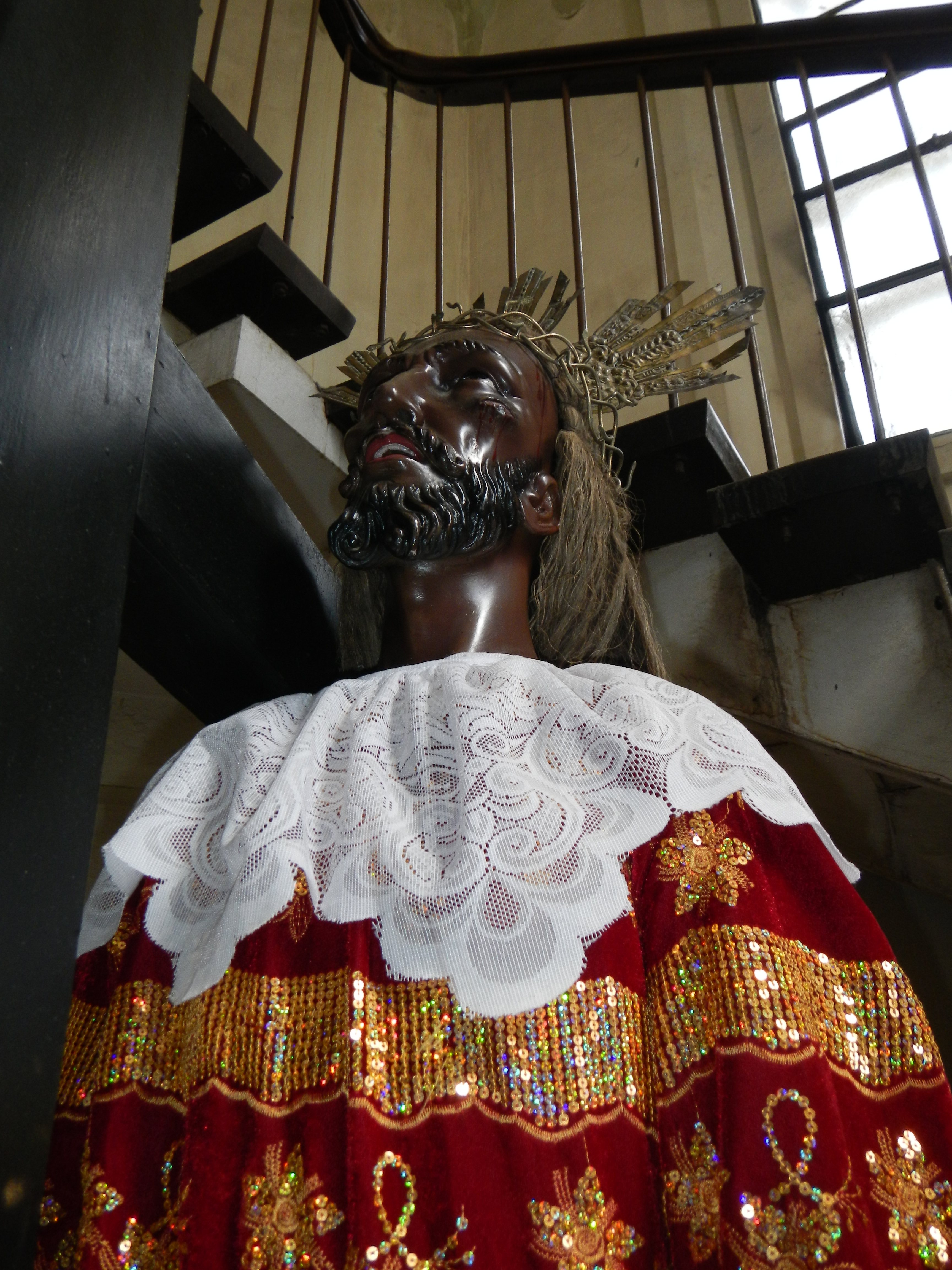 Black Nazarene devotional image in Antipolo Church