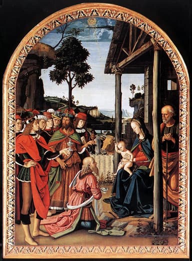 Adoration of the Kings by Pietro Perugino