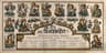 Devotional print of the Fourteen Holy Helpers including Saint Achatius