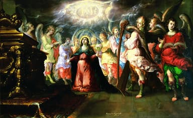 The Holy Name of Mary by Cristóbal de Villalpando