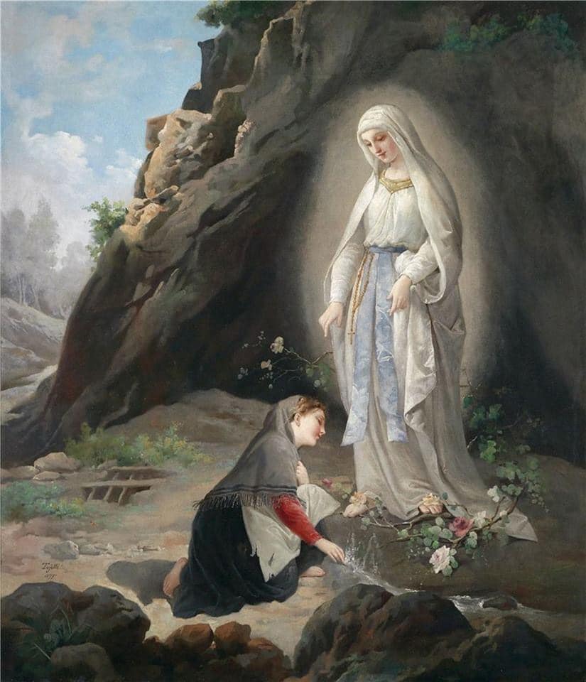 Novena to Our Lady of Lourdes devotional image