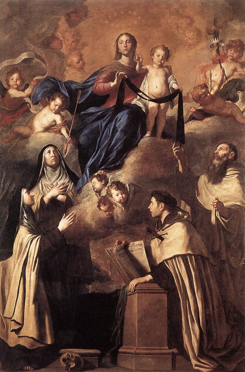 Our Lady of Mount Carmel by Pietro Novelli