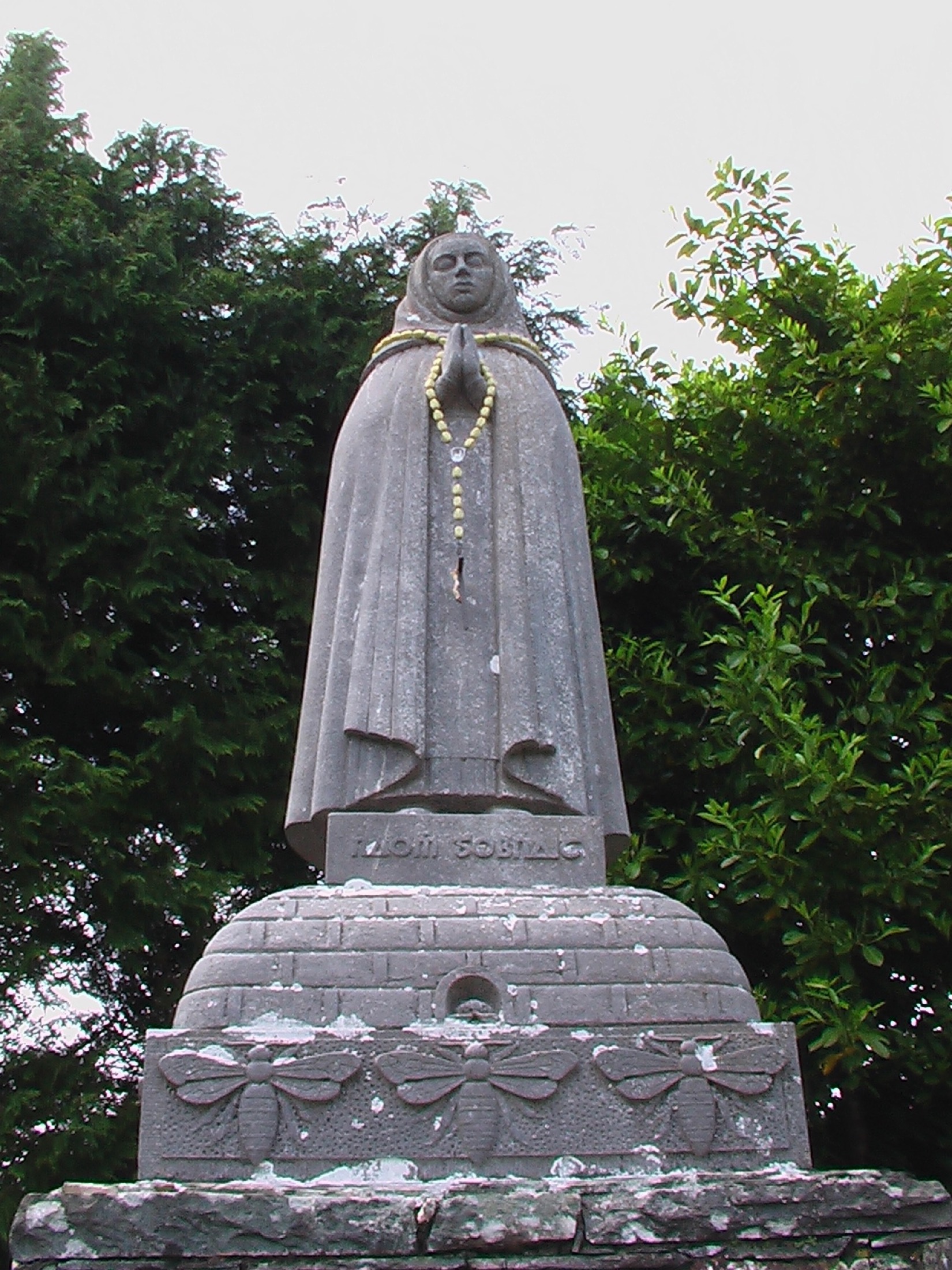 Devotional image of Saint Gobnait