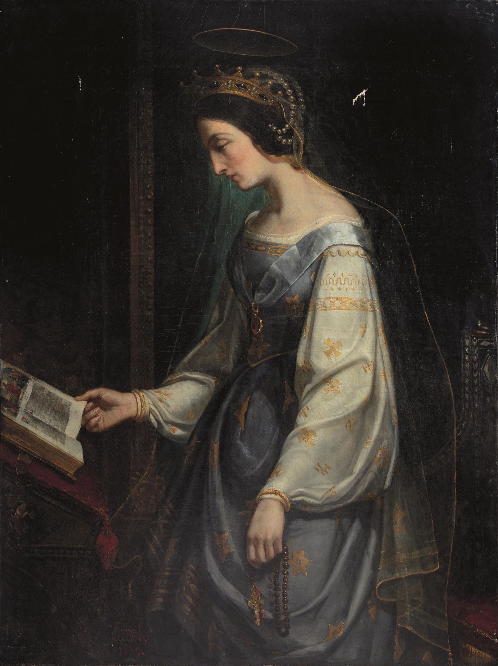 Devotional portrait of Saint Adelaide