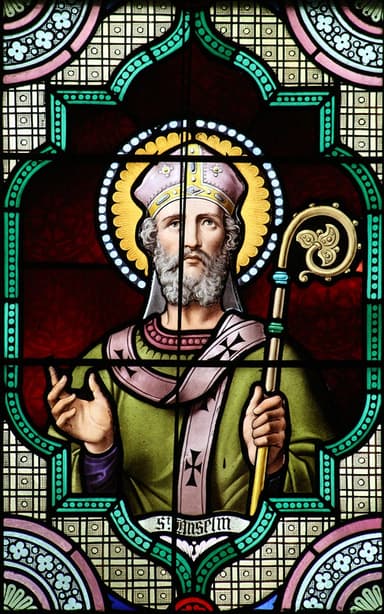 St. Anselm of Canterbury devotional image