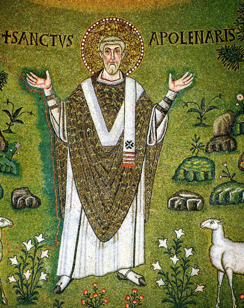 Saint Apollinaris mosaic from Sant’Apollinare in Classe