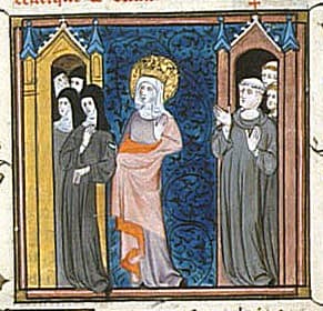St. Bathildis devotional image
