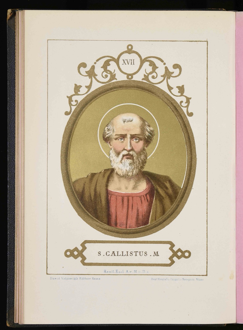 St Callistus I devotional image