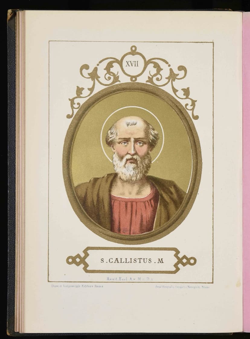 Devotional portrait of Saint Callistus I