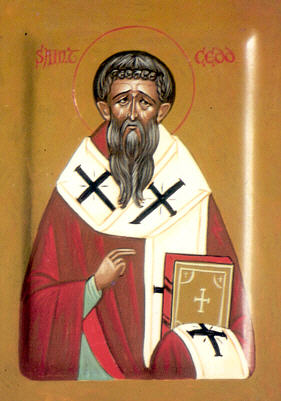 St Cedd devotional image