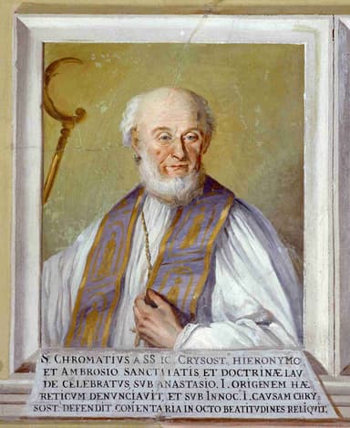 St. Chromatius of Aquileia devotional image