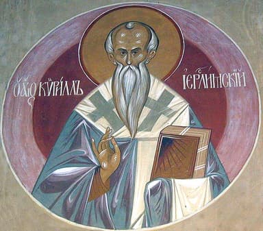 St. Cyril of Jerusalem devotional image