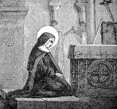 St. Etheldreda of Ely devotional image