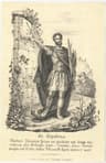 Devotional lithograph of Saint Expeditus