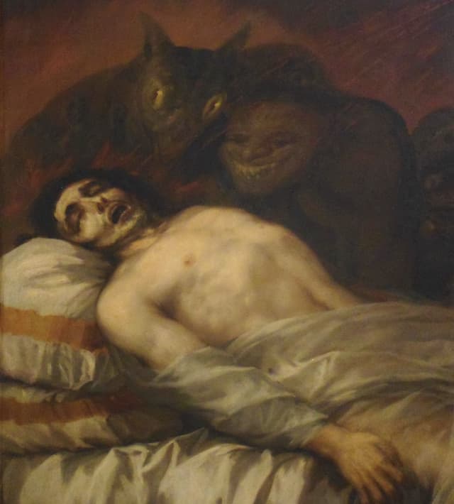 Painting of Saint Francis Borgia by Francisco Goya