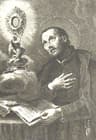 Saint Francis Caracciolo holy card portrait