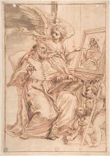 Saint Francis de Sales devotional drawing