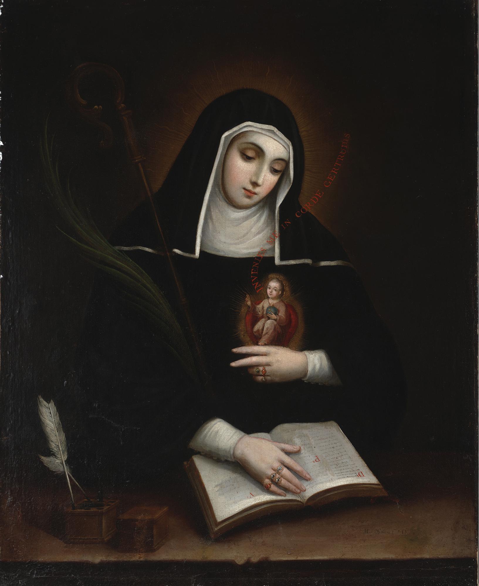 St. Gertrude the Great Novena devotional image