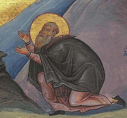St Hilarion devotional image