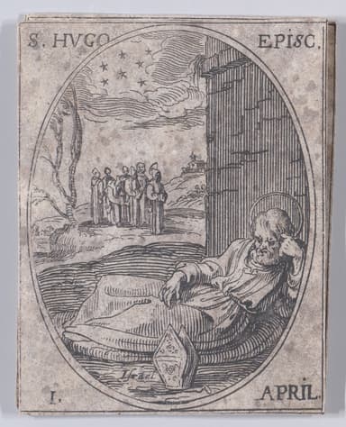 St. Hugh of Grenoble devotional image