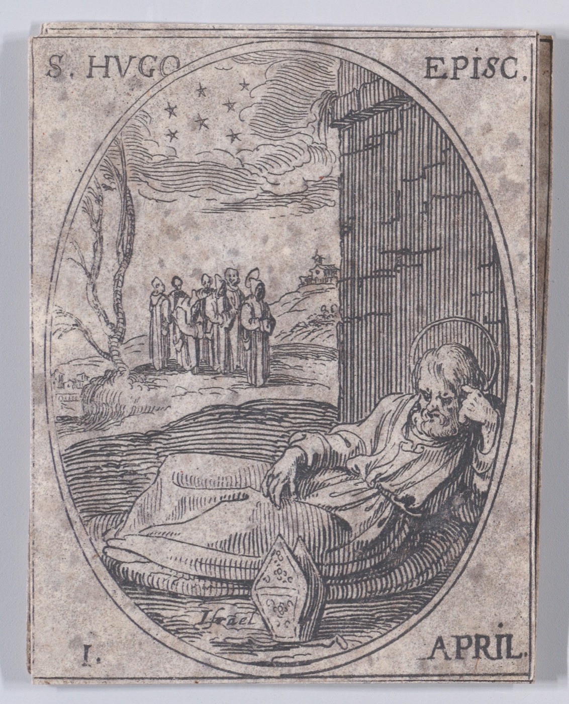 St Hugh of Grenoble devotional image