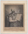 Saint Ignatius of Loyola devotional print