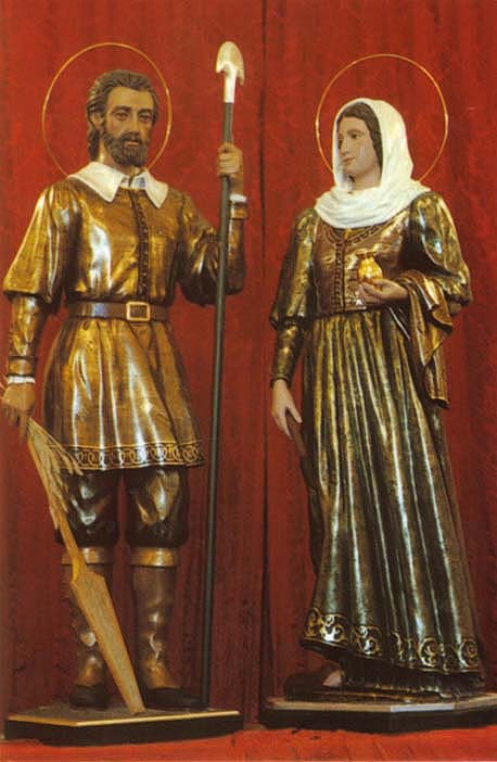 Saint Isidore the Farmer and Saint Mary of the Head