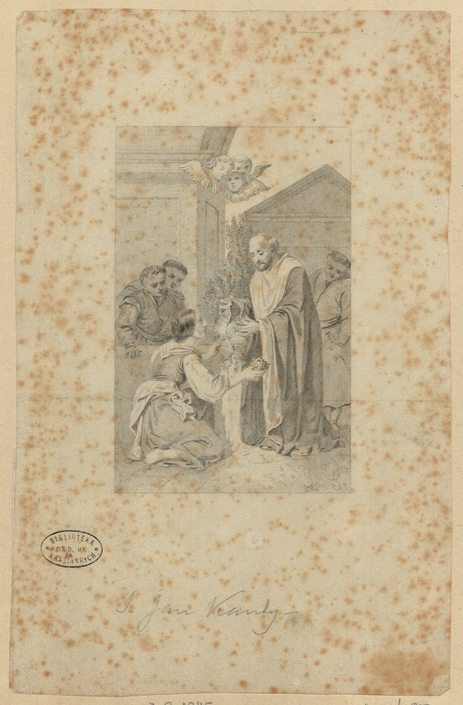 St John of Kanti devotional image