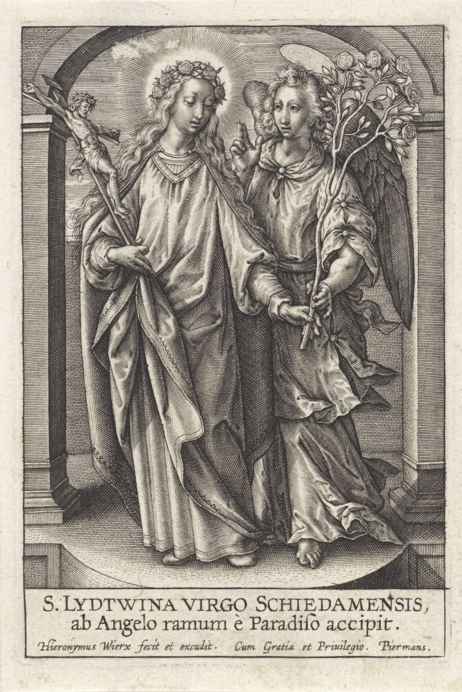 Devotional image of Saint Lydwine of Schiedam