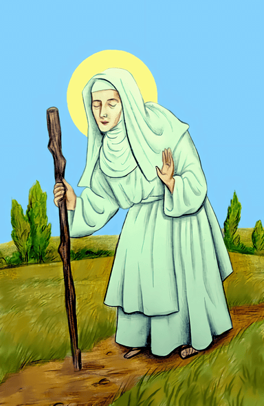 St. Margaret of Castello Novena devotional image