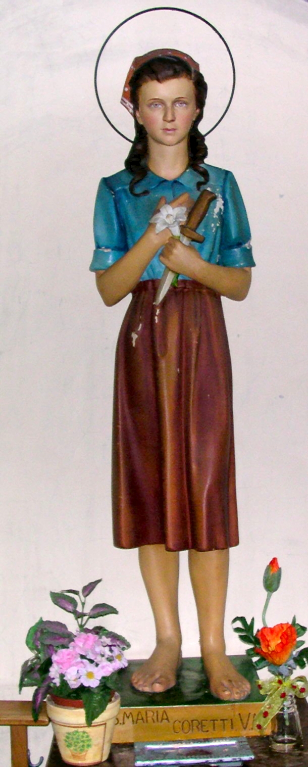 Saint Maria Goretti devotional portrait