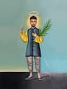 Devotional portrait of Saint Mark Ji Tianxiang