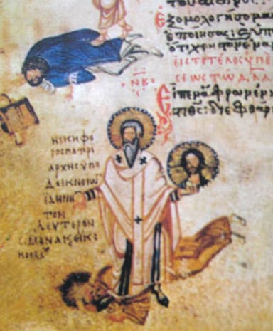 St. Nicephorus of Constantinople devotional image