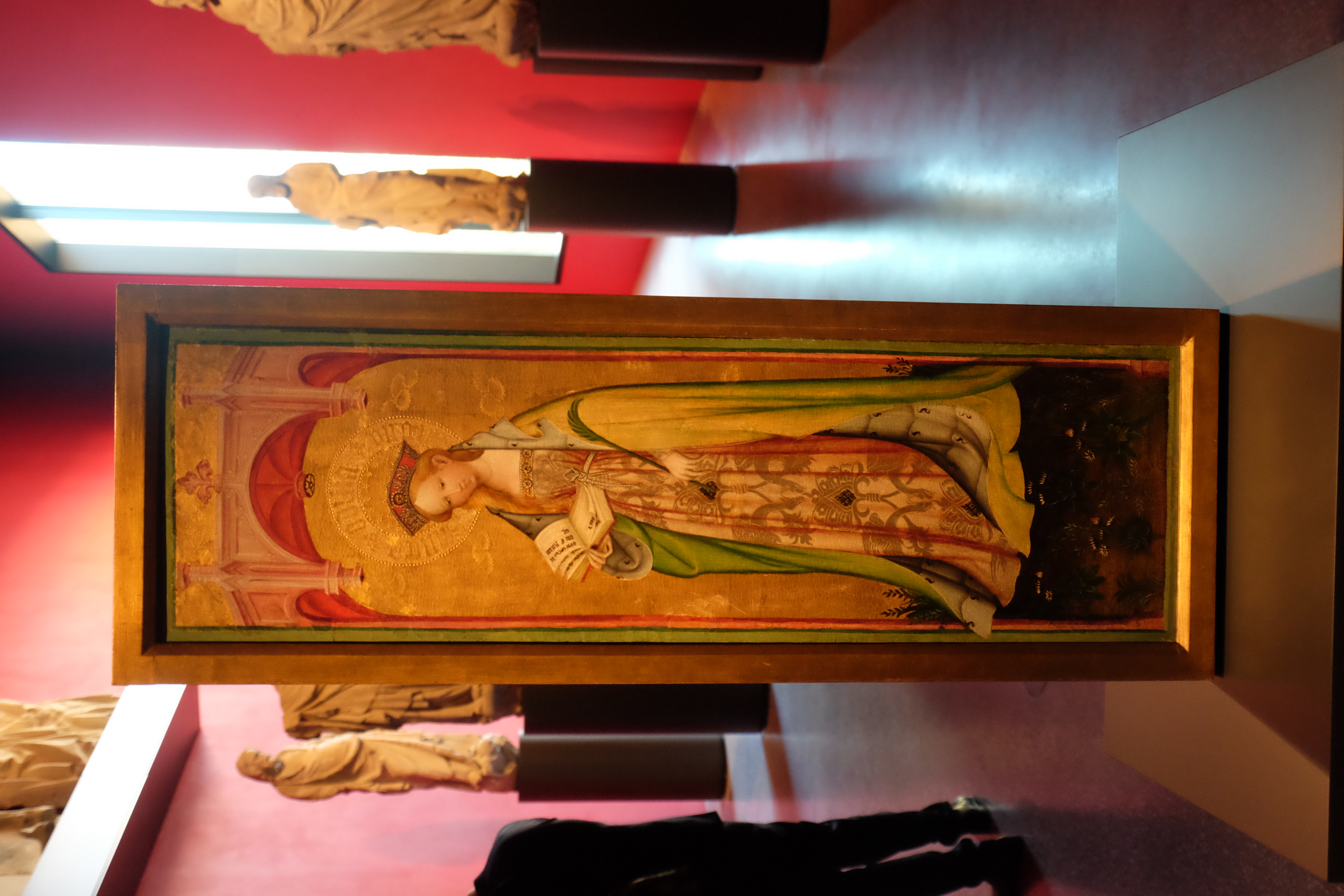 Saint Odilia devotional painting