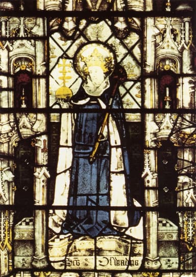 St. Oswald of Northumbria devotional image