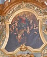 Side altar of Saint Peregrine in a Servite church
