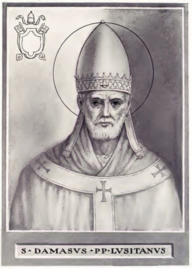 Novena to Saint Pope Damasus I devotional image