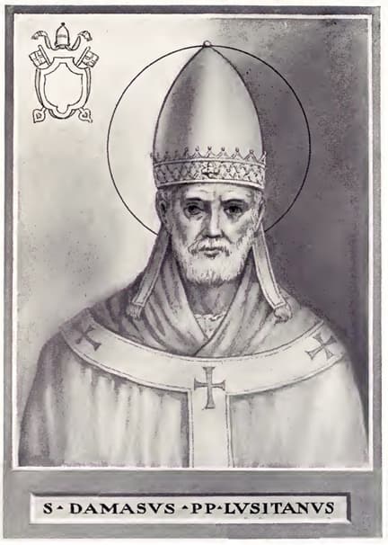 Portrait of Pope Damasus I