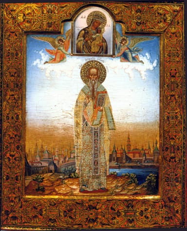 St. Porphyry of Gaza devotional image