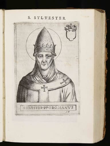 St. Silvester I devotional image