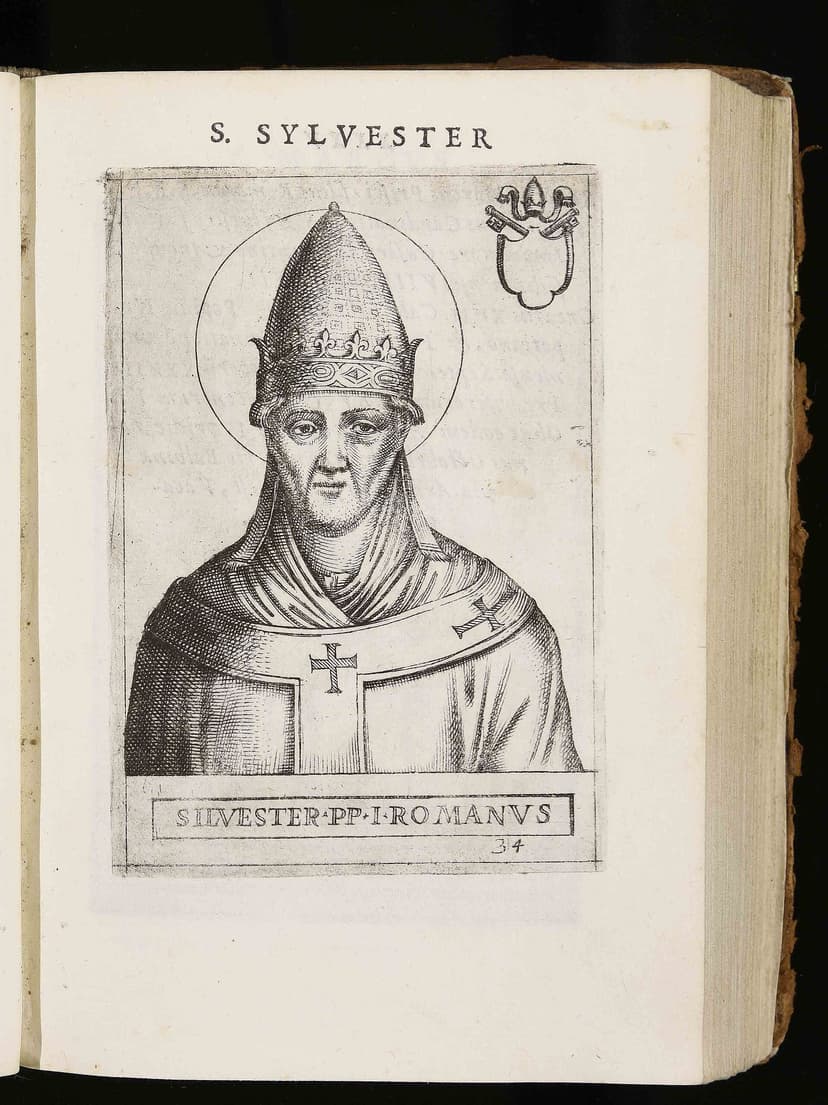 Pope Saint Silvester I by Giovanni Battista de’ Cavalieri