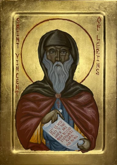 St. Vincent of Lerins devotional image