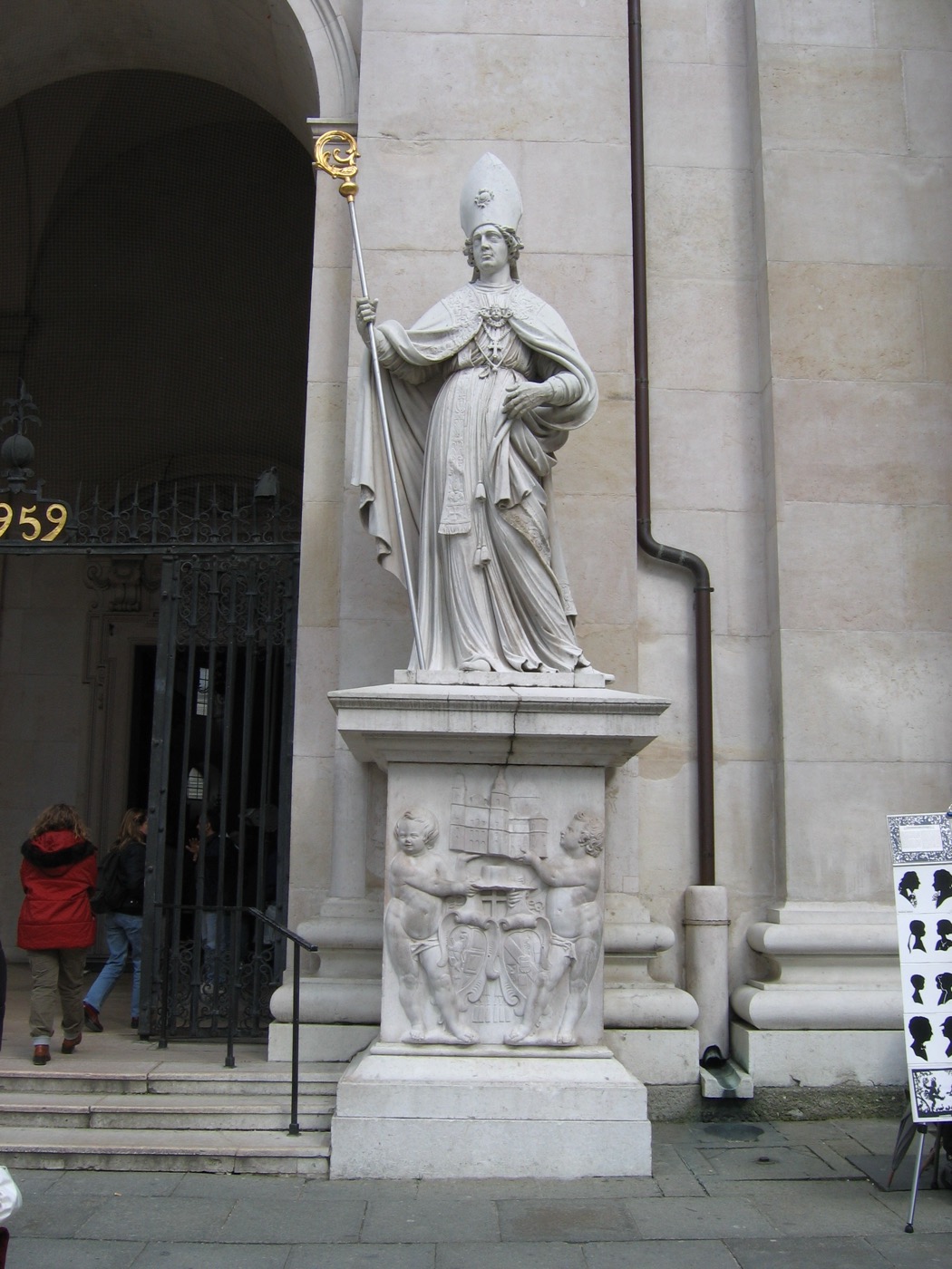 St Virgil of Salzburg devotional image