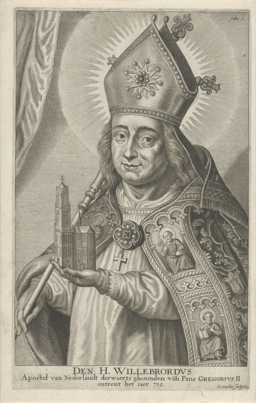 St Willibrord devotional image