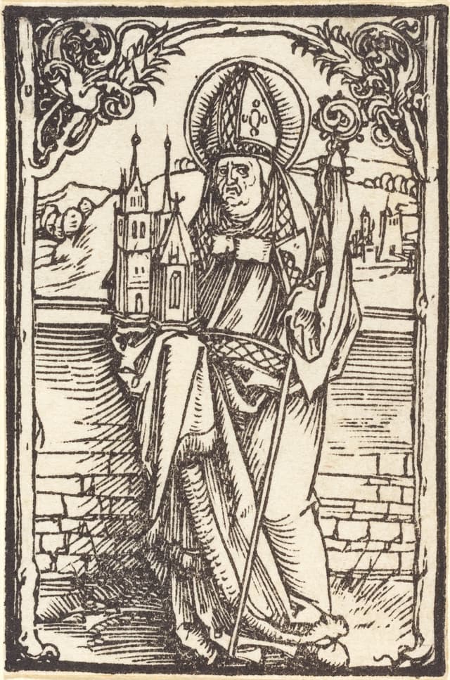 Painting of Saint Wolfgang by Albrecht Durer
