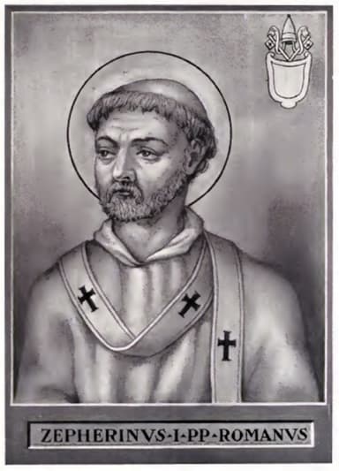 St. Zephyrinus devotional image