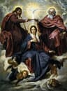 The Blessed Trinity crowning the Blessed Virgin Mary