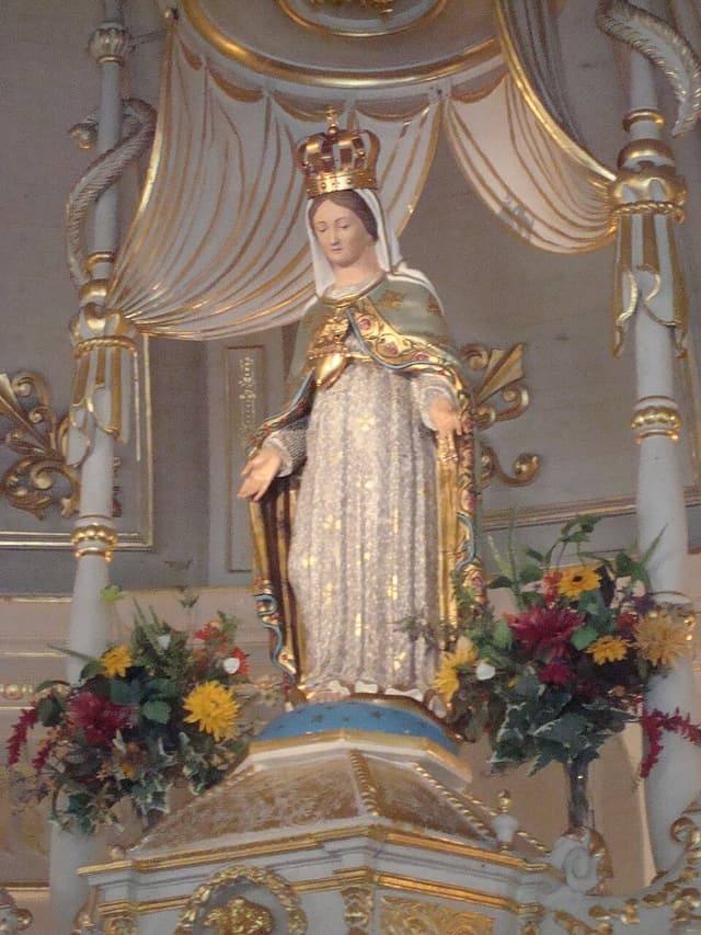 The statue of Our Lady of the Cape at the Canadian shrine