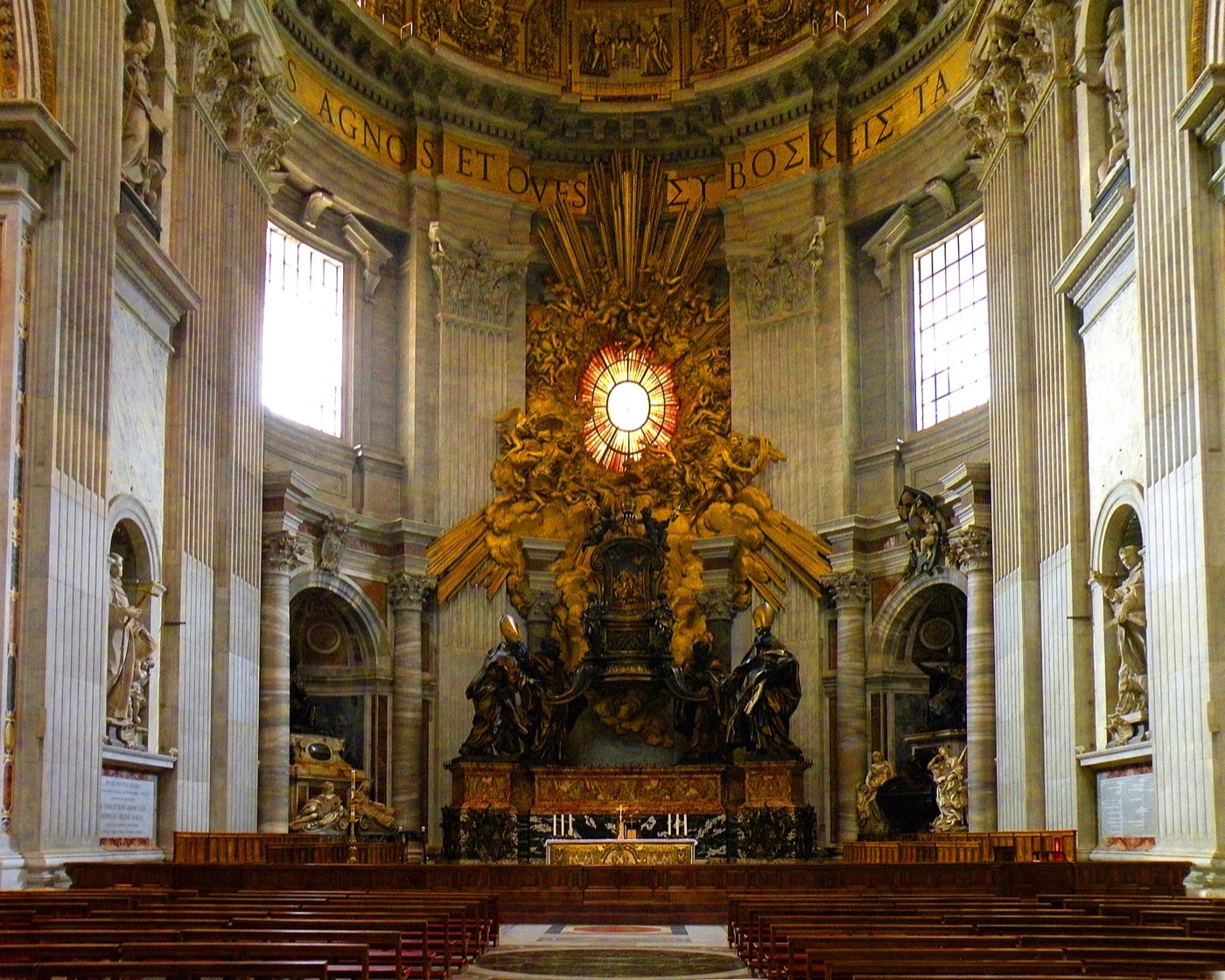 St Peter's Chair at Rome devotional image