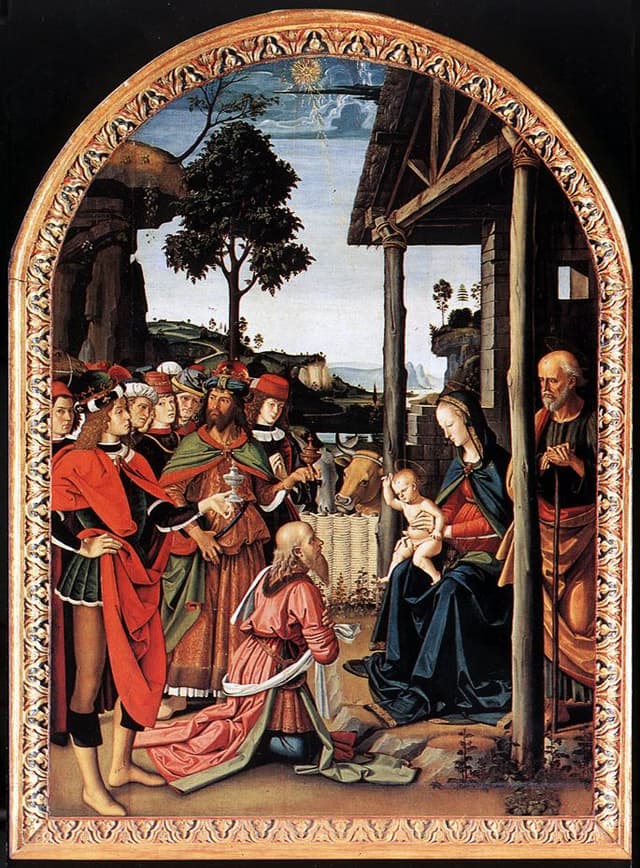 Adoration of the Kings by Pietro Perugino